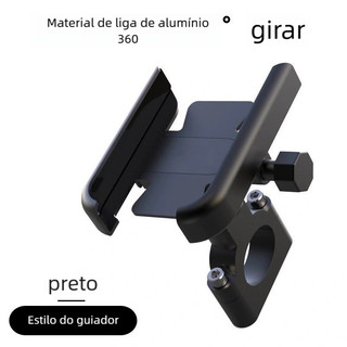 Suporte De Celular Liga De Alumínio Para Motocicleta/Bicicleta De 4-7 Polegadas/GPS De Sm…