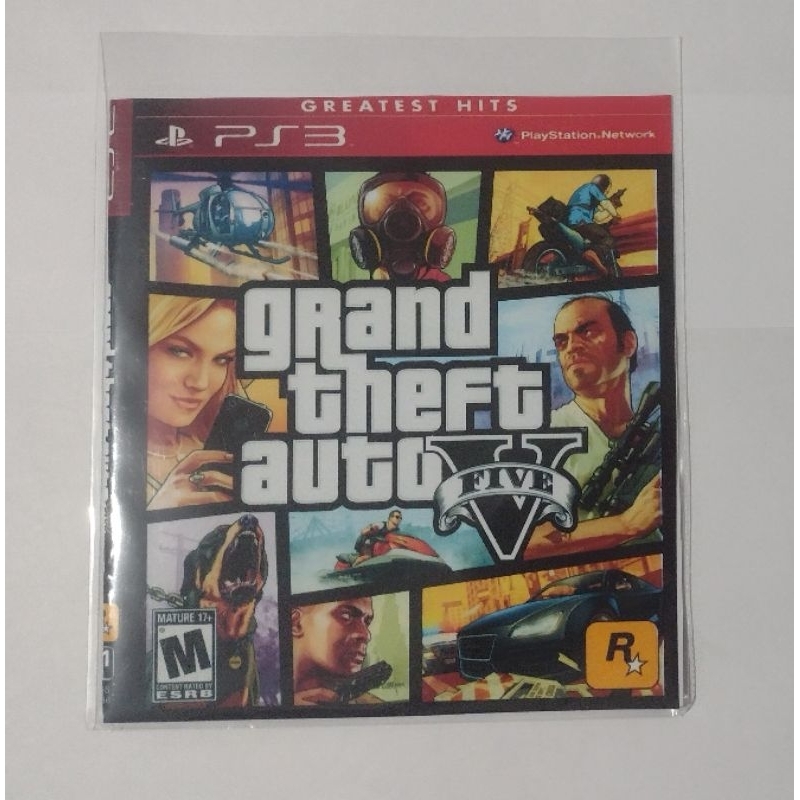 GTA 5 para Ps3 HEN ou CFW - MÍDIA FÍSICA ( leia a descrição )