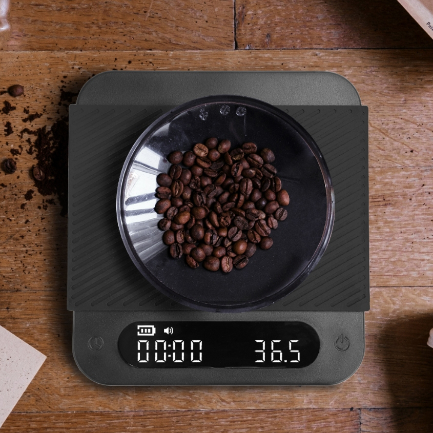 iCoffee Balança de Café 2/5kg/0.1g Eletrônica Recarregável Derramamento Digital Inteligente Drip Eletrônico