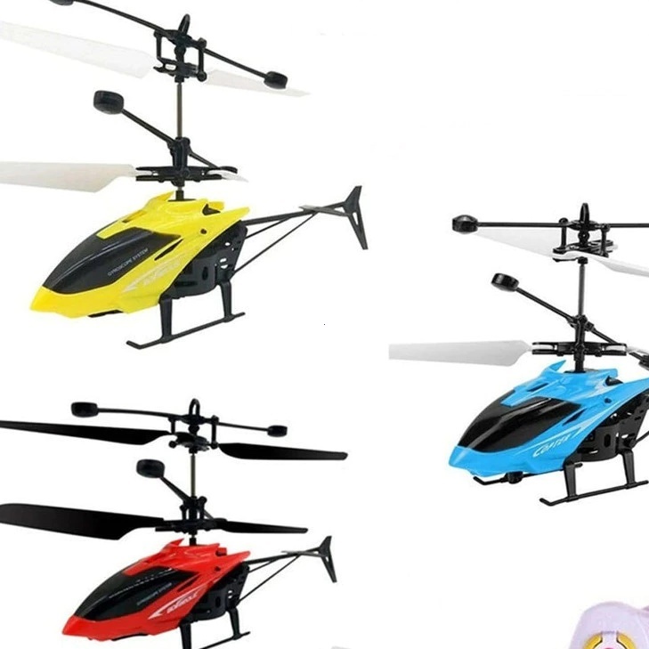 Aviäo de controle remoto helicóptero delevitaçäo bidirecional por induçǎo  resistentea choques  recarregável