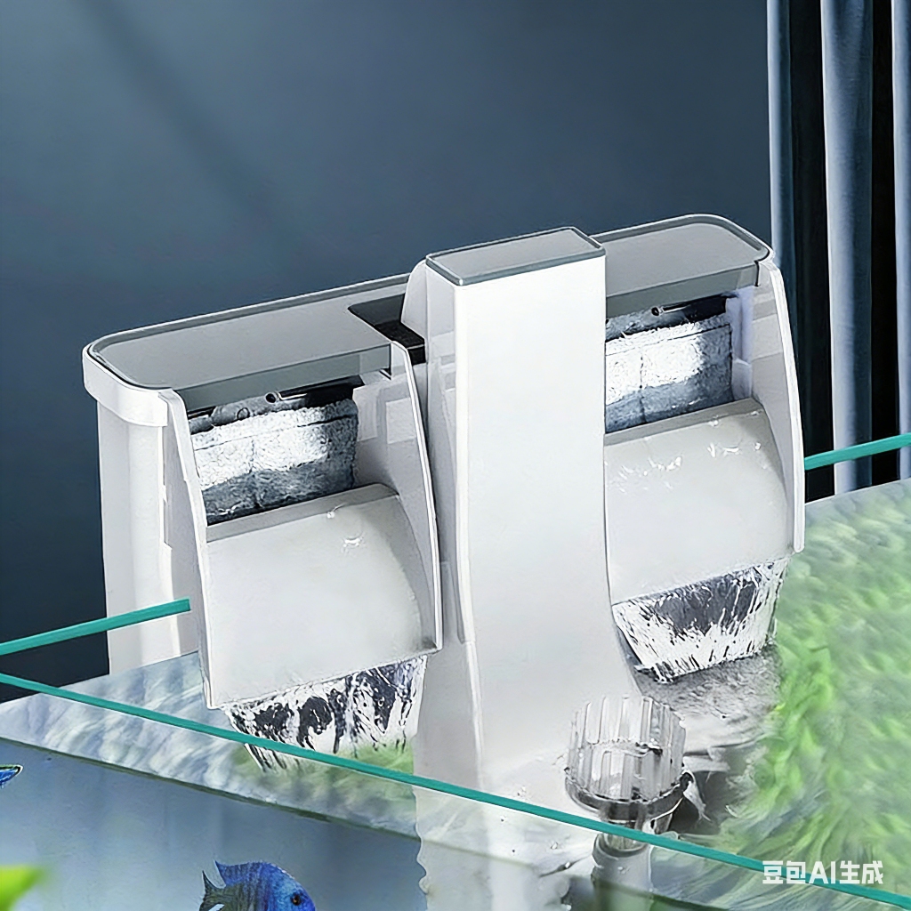 Newpet Filtro Externo Hang On 3 em 1 para Aquário, 5W, 500L/h, 110V/220V com Circulação, Filtragem e Remoção de Gordura