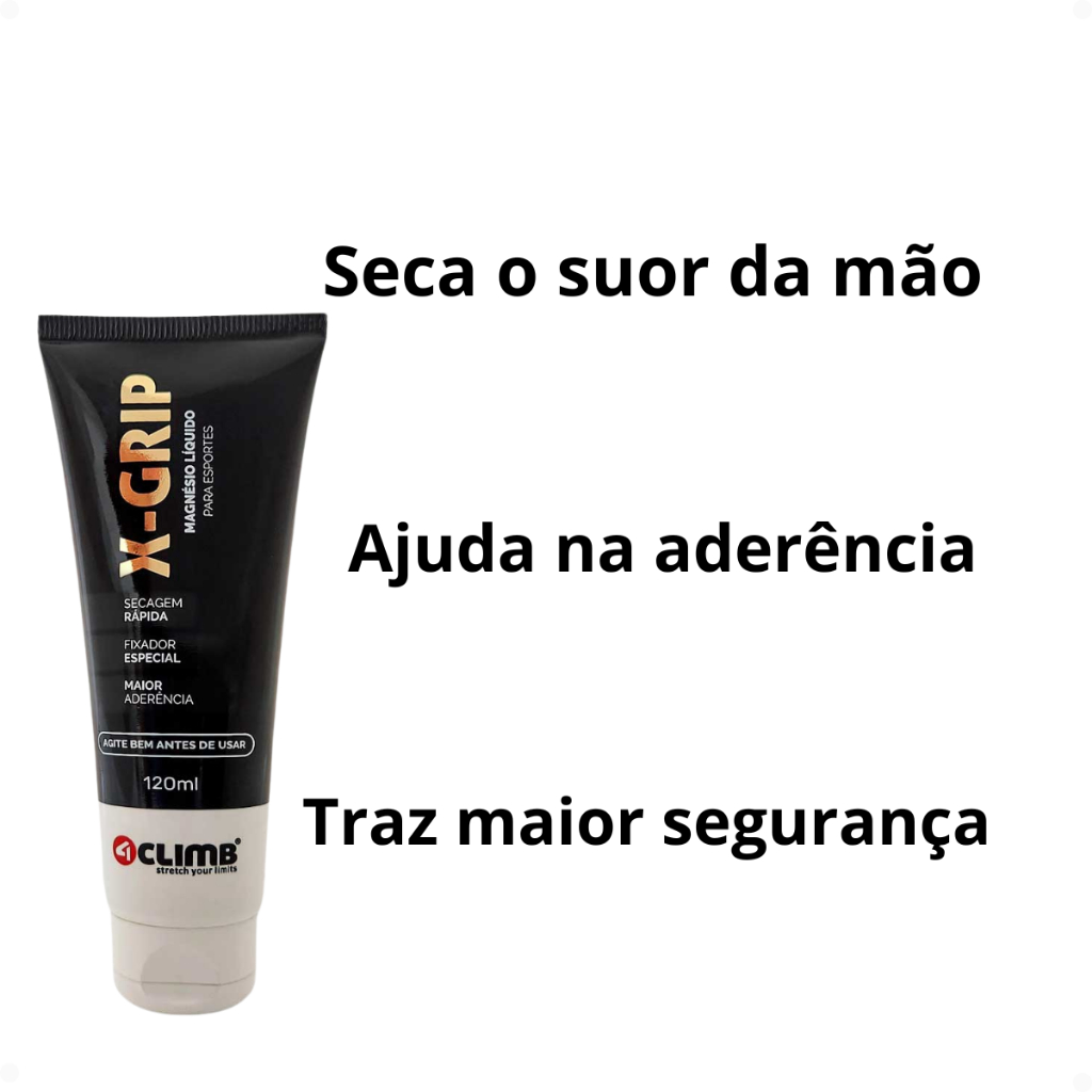 Detalhes do Magnésio Liquido X-Grip Chalk - 120mL para Crossfit Ginástica Artistica Escalada Calistenia Cross