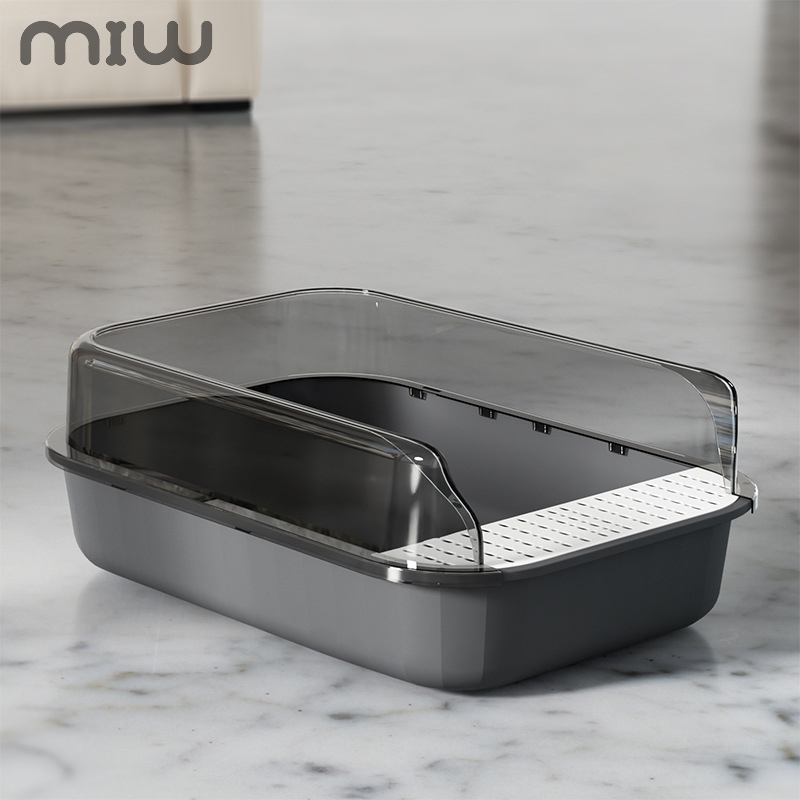 MIW Caixa de Areia para Gatos Grandes Banheiro Sanitário de Alta Resistência para Múltiplos Gatos em Oferta na Shopee
