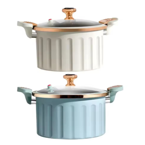 Panela de Micro Pressão Antiaderente 10 Litros Off White para Fogão a Indução e Gás — R$ 149,90 em Shopee, 25% OFF