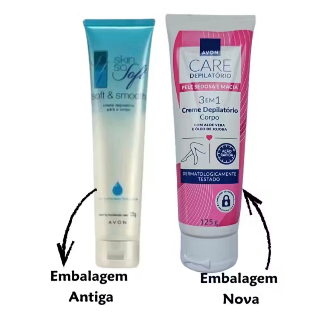 Creme depilatório Avon rosto e corpo em Oferta na Shopee