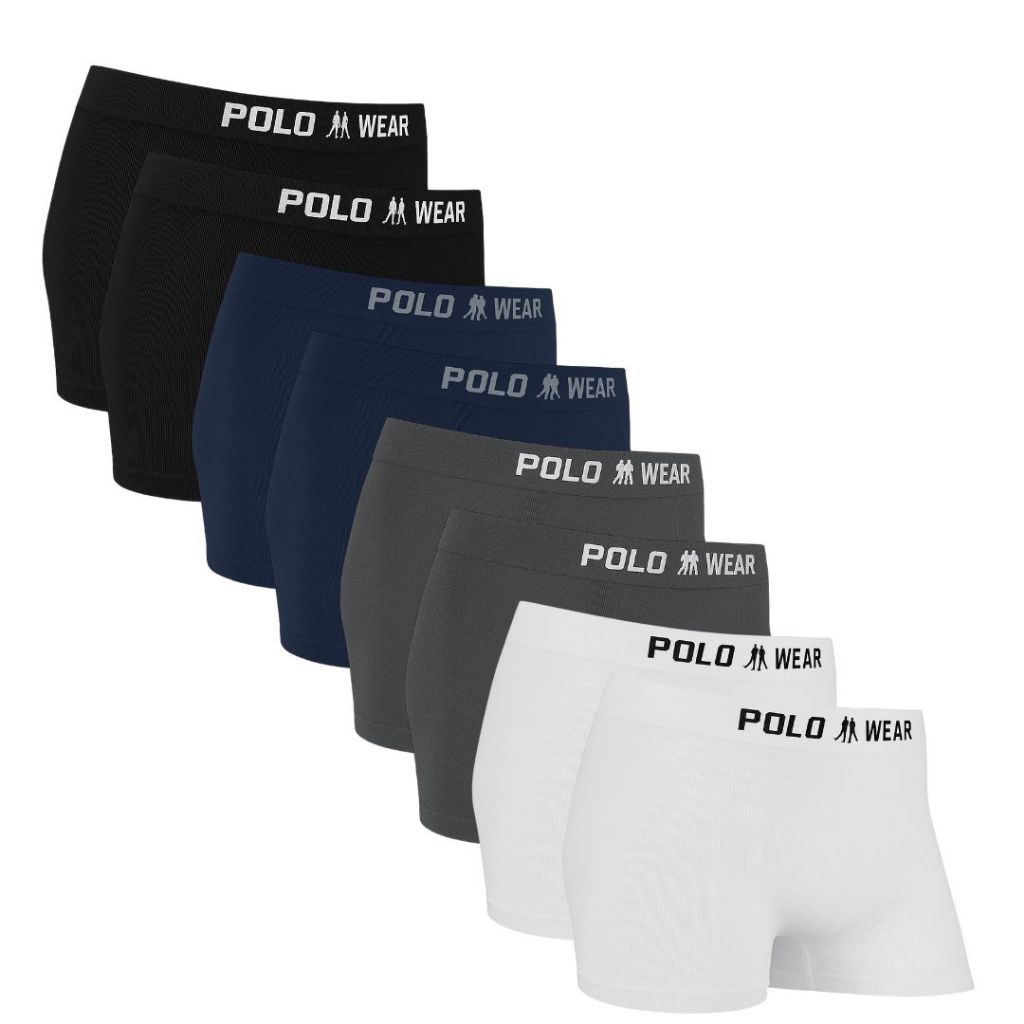 Cueca Masculina Polo Wear Microfibra 100% Poliéster Sem Costura Sortidas Adulto Original