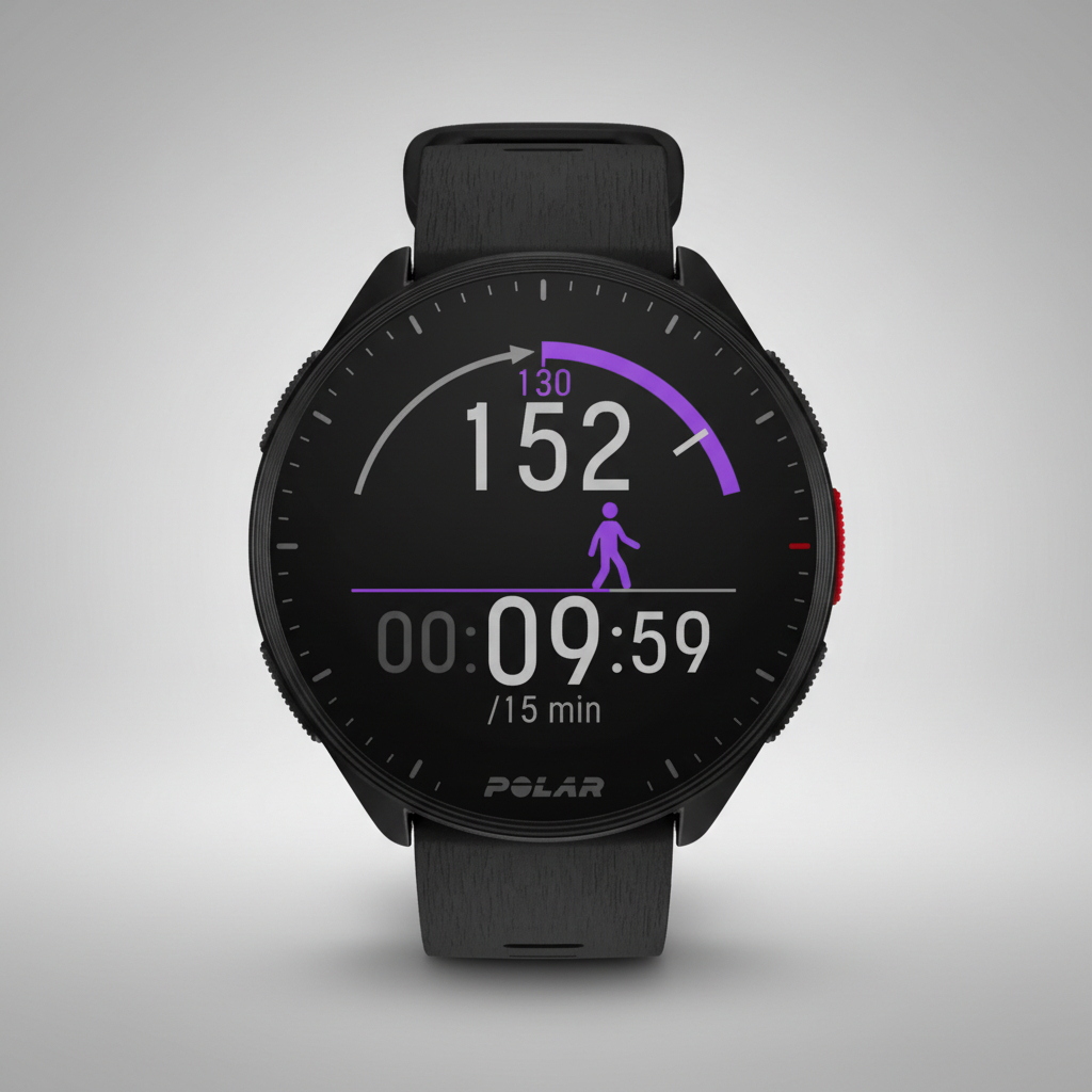 Relógio Polar Pacer Night Black Gps Corrida Fitness P/g Bike Ciclismo Academia