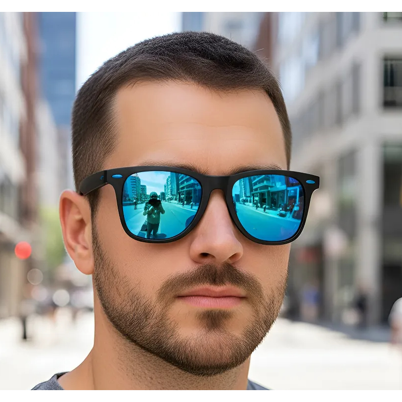 Óculos de sol masculino polarizado Óculos escuro masculino com proteção UV Lente polarizada leve Sol em Oferta na Shopee