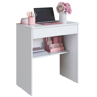 Escrivaninha Com Gaveta Computador Prateleira Quarto Home Office em Oferta na Shopee