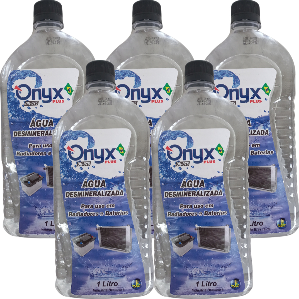5 Litros Água Desmineralizada Para Radiador e Bateria ON-075 em Oferta na Shopee