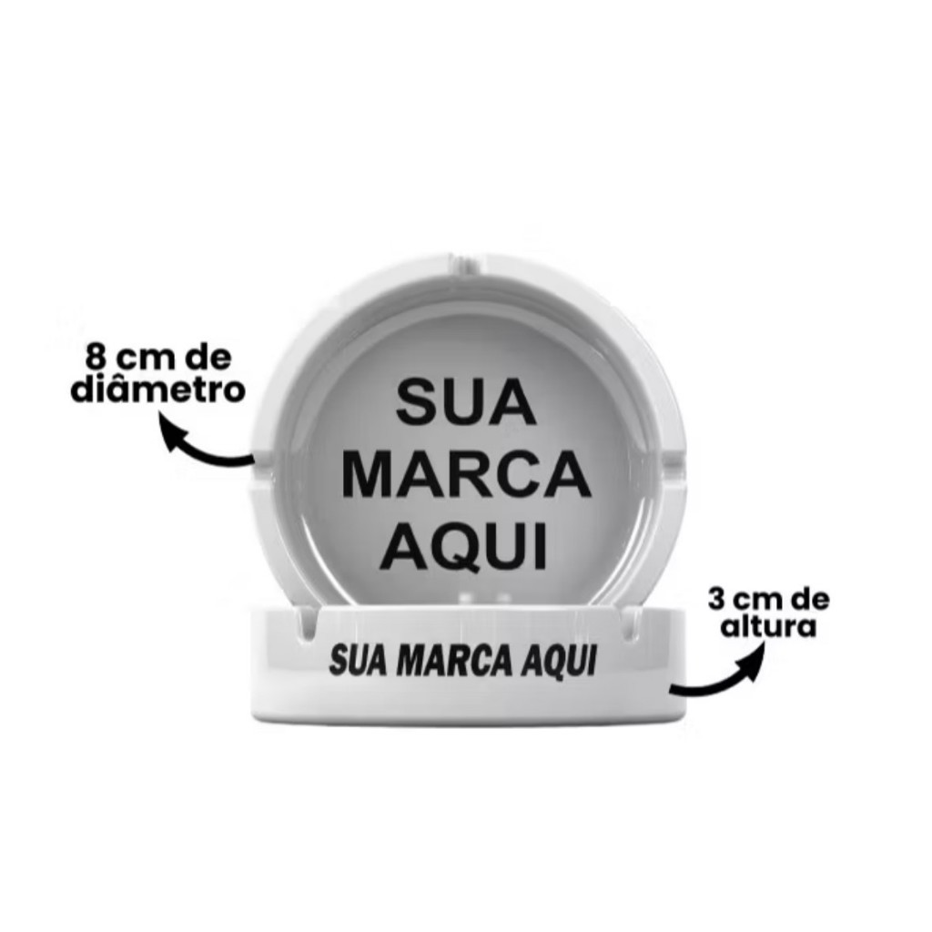 Cinzeiro personalizado logotipo logo nome desenhos - criamos a sua arte