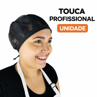 Touca Rede Telinha Profissional Cozinha Restaurante Padaria Lavável em Oferta na Shopee