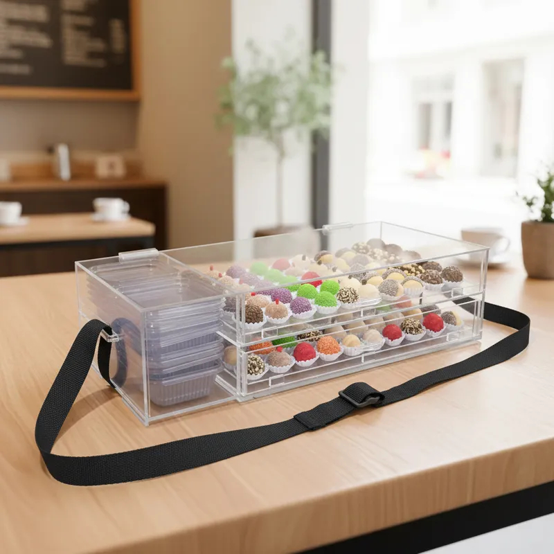 Expositor 100 Brigadeiros No5, Com Alça, Nicho, Div Embalagem em Oferta na Shopee