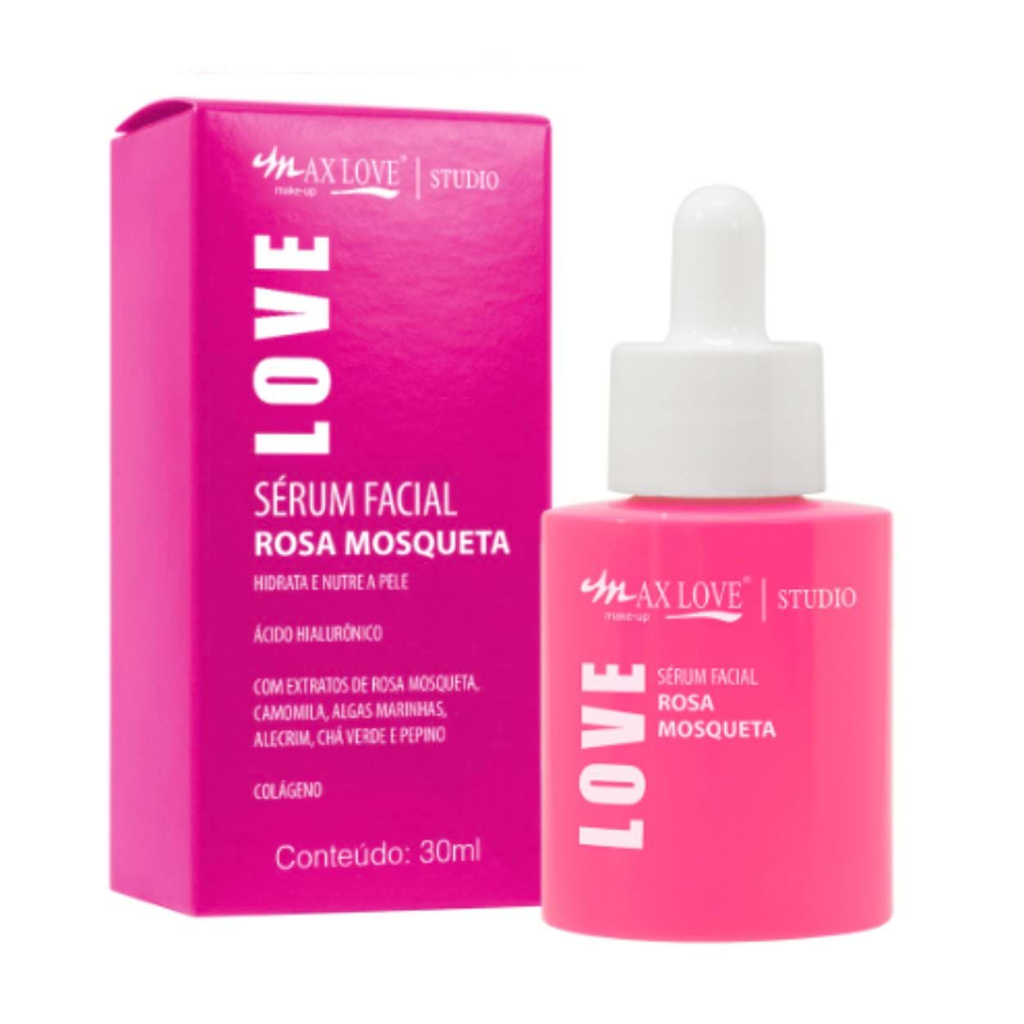 KIT 06 und SERUM FACIAL MAX LOVE OIL FREE 30ML - HIDRATAÇÃO INTENSA - PELE RADIANTE E REVITALIZADA