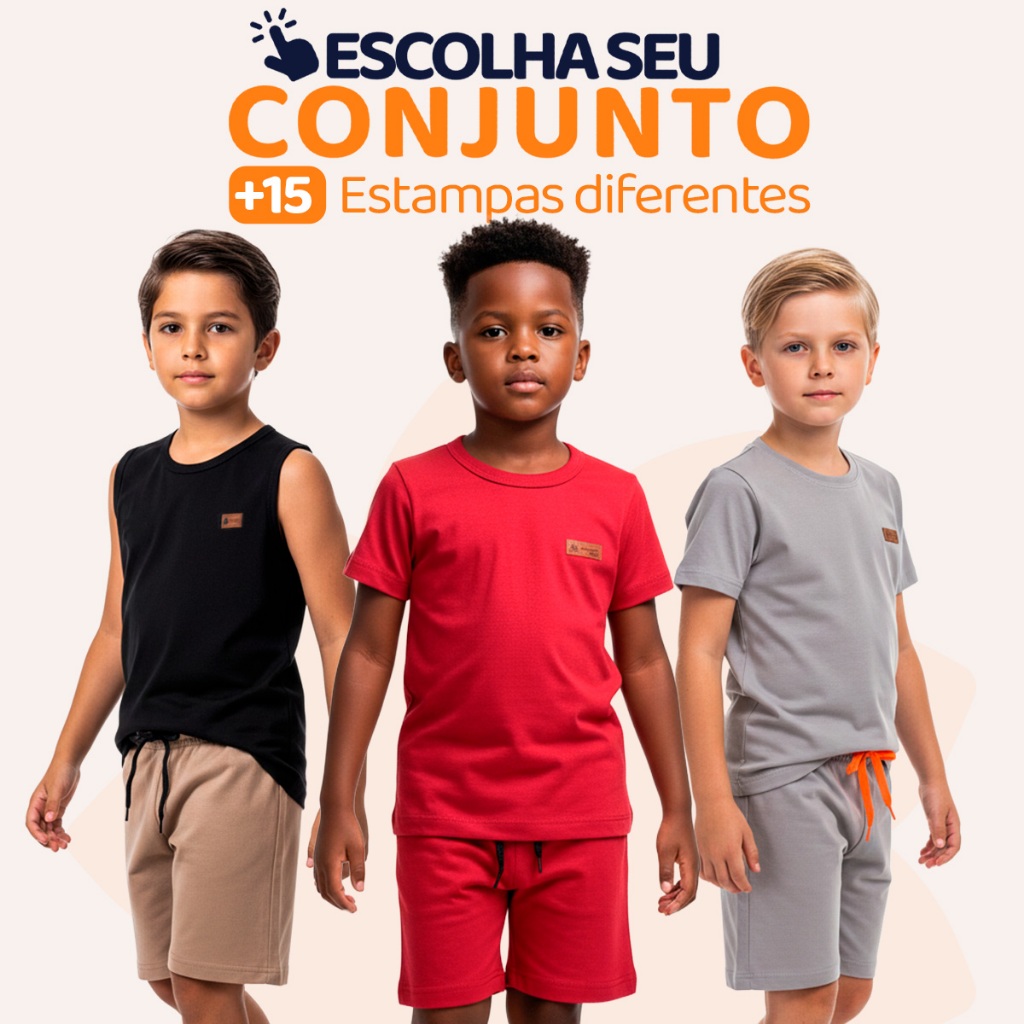 Conjunto Infantil Menino Liso Masculino Roupa de Menino Minimalista Roupa para Escola Uniforme infantil Masculino l01 em Oferta na Shopee