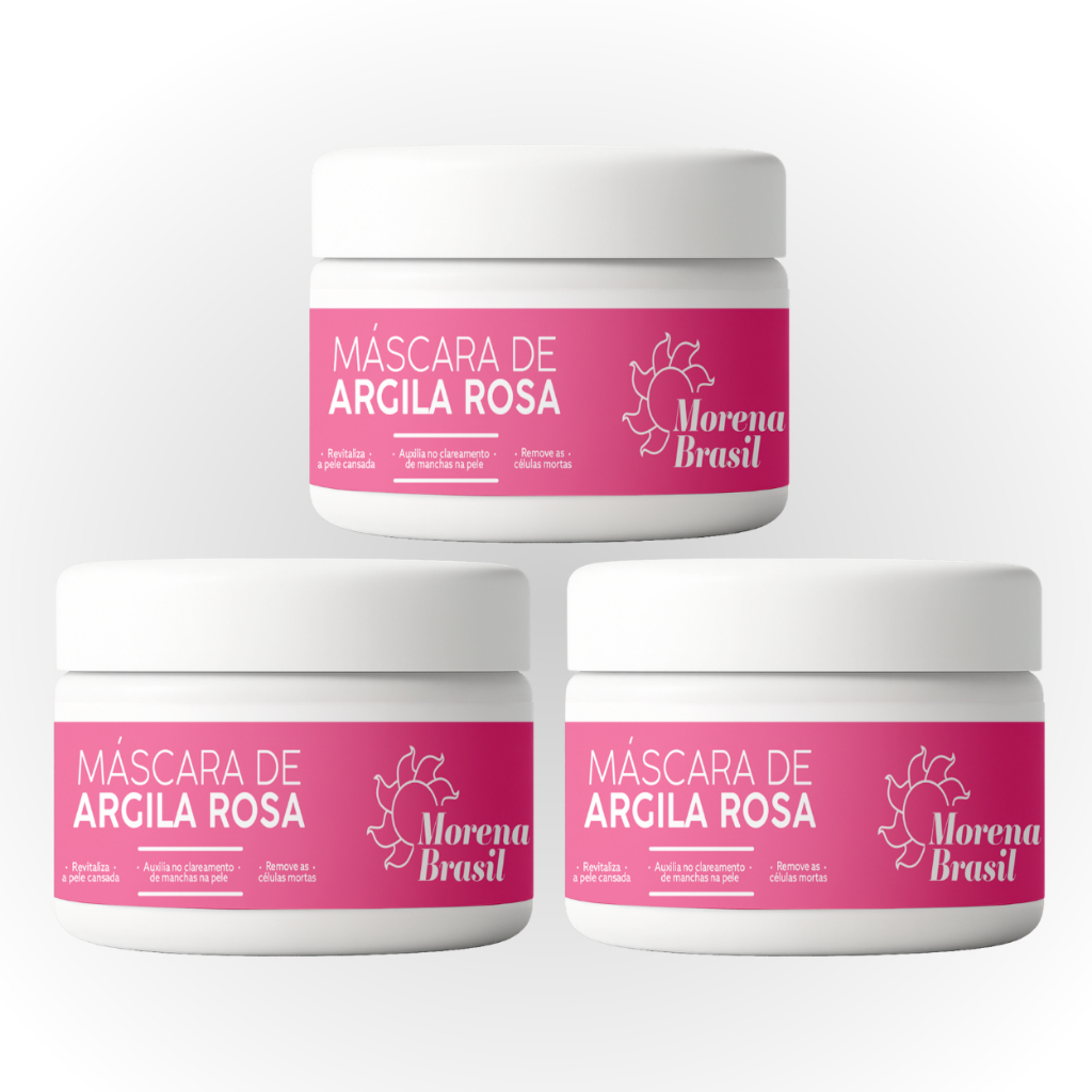 Kit 3x Máscara Facial - Skin Care Avançado, Pele Renovada & Sem Oleosidade | Morena Brasil