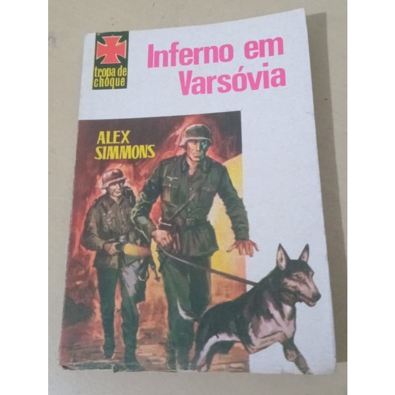Bolsilivro Inferno em Varsóvia - Tropa de Choque -Editora Disbra