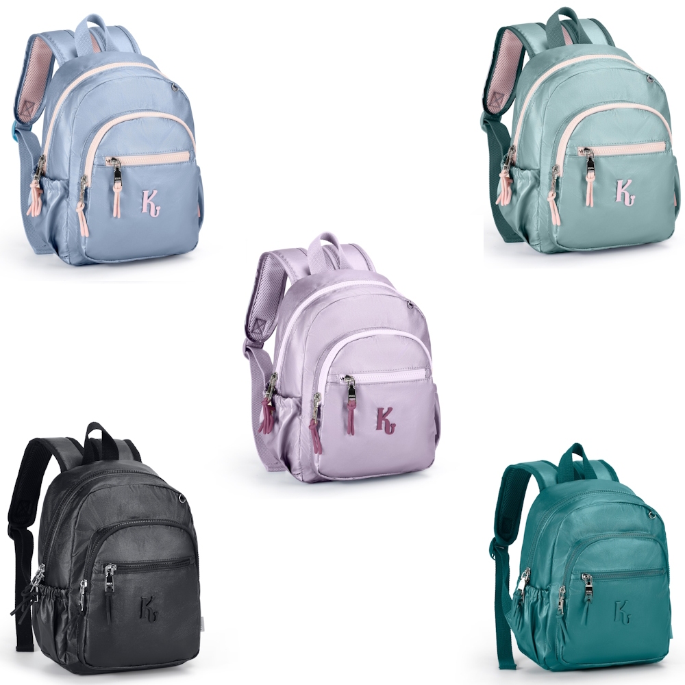 MINI mochila de passeio feminina Kika 12" Nova Rio KK2625-M em Oferta na Shopee