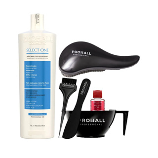 Progressiva Select One Um Só Passo 1L Prohall Sem Formol Alisamento Capilar Controle Frizz Original em Oferta na Shopee