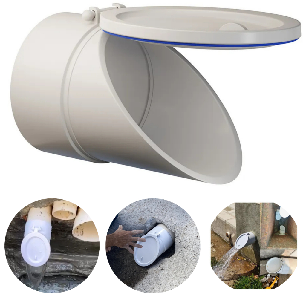 Válvula Retenção 100mm Anti Retorno Rato Esgoto Dami Ralo em Oferta na Shopee