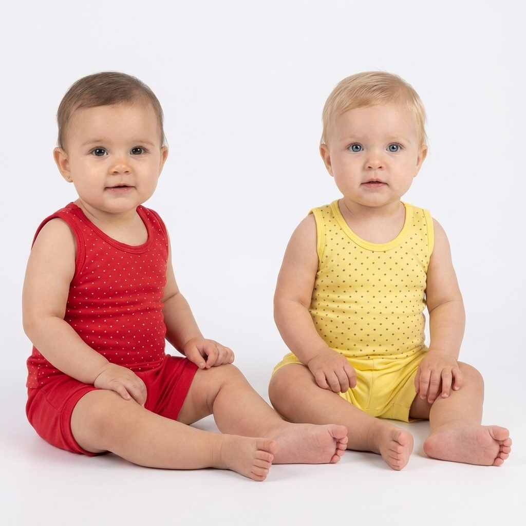 Kit 2 Conjunto Bebe Infantil Regata Short Menina Básico Super Confortável Lançamento
