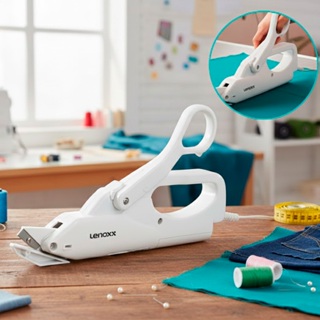 Tesoura Elétrica Sem Fio A Pilha Para Corte De Tecidos Papéis Lenoxx em Oferta na Shopee