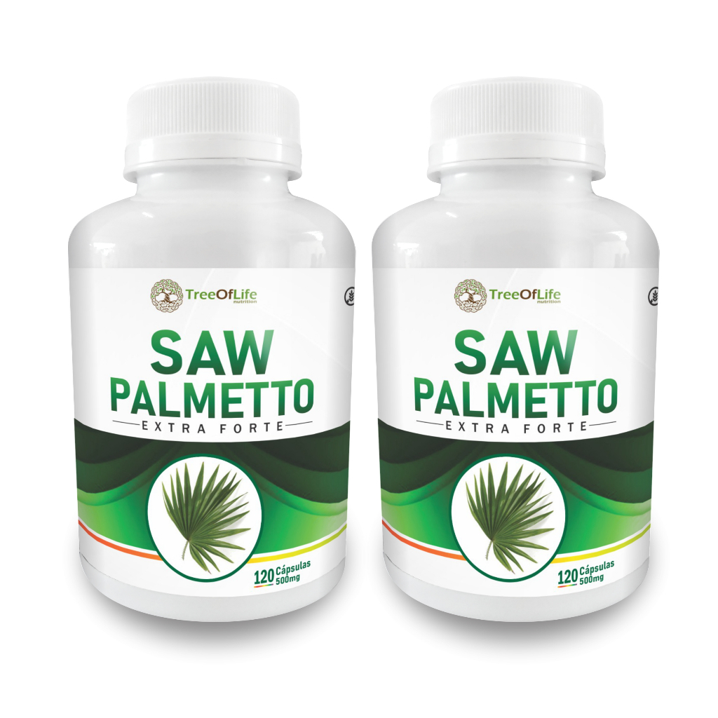 2x Sabal Saw Palmetto Extra Forte 500mg 120 Cápsulas em Oferta na Shopee