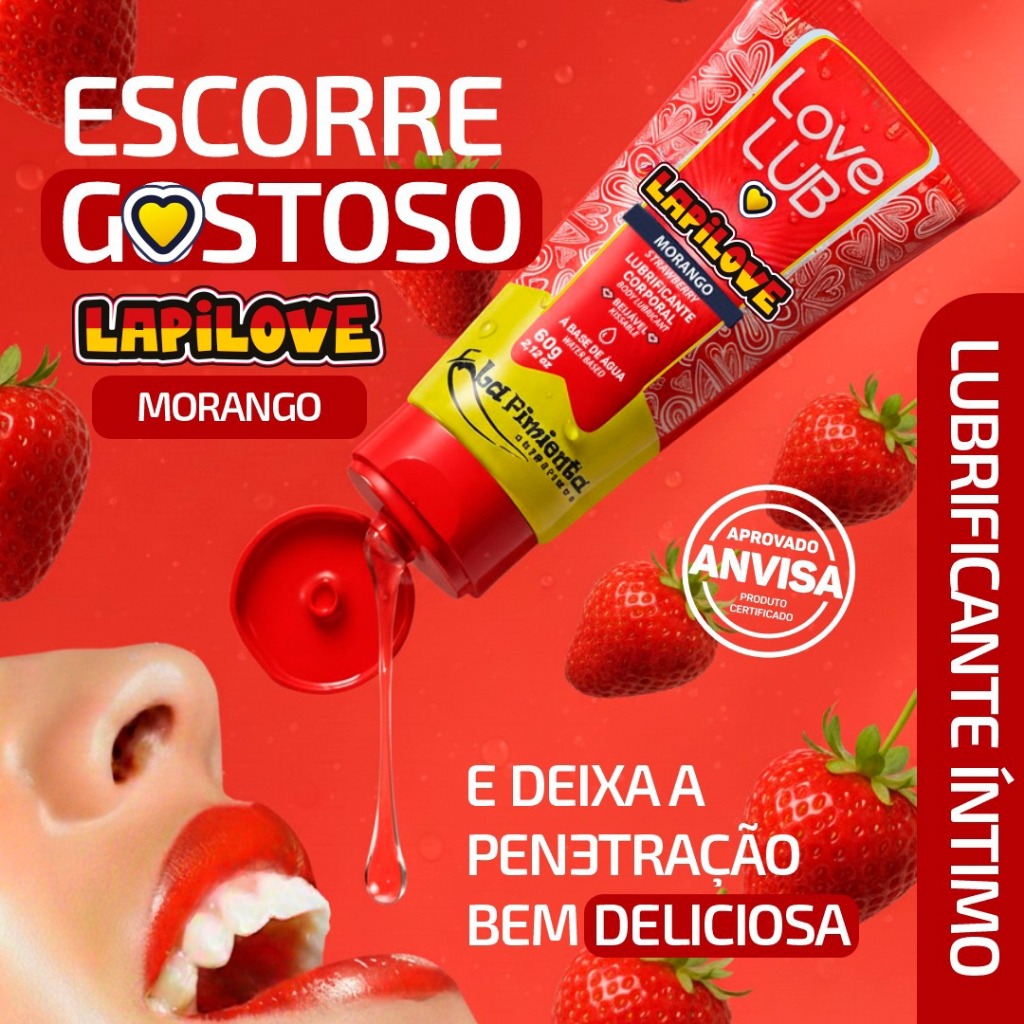 GEL LAPILOVE À BASE DE ÁGUA IDEAL PARA USAR COM O SEU PARCEIRO