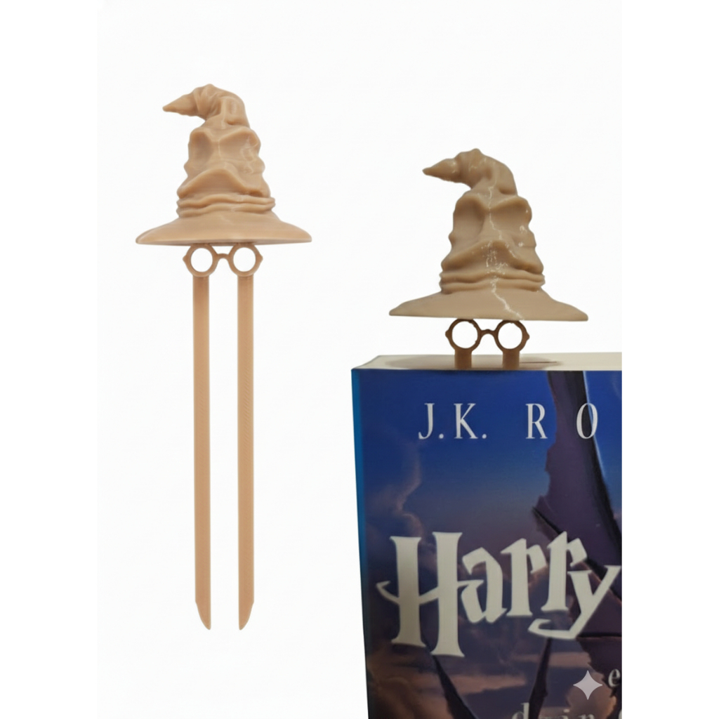 Marca Página Chapéu Seletor/ Marcador Livros Revistas Cadernos /Bookmark Harry Potter
