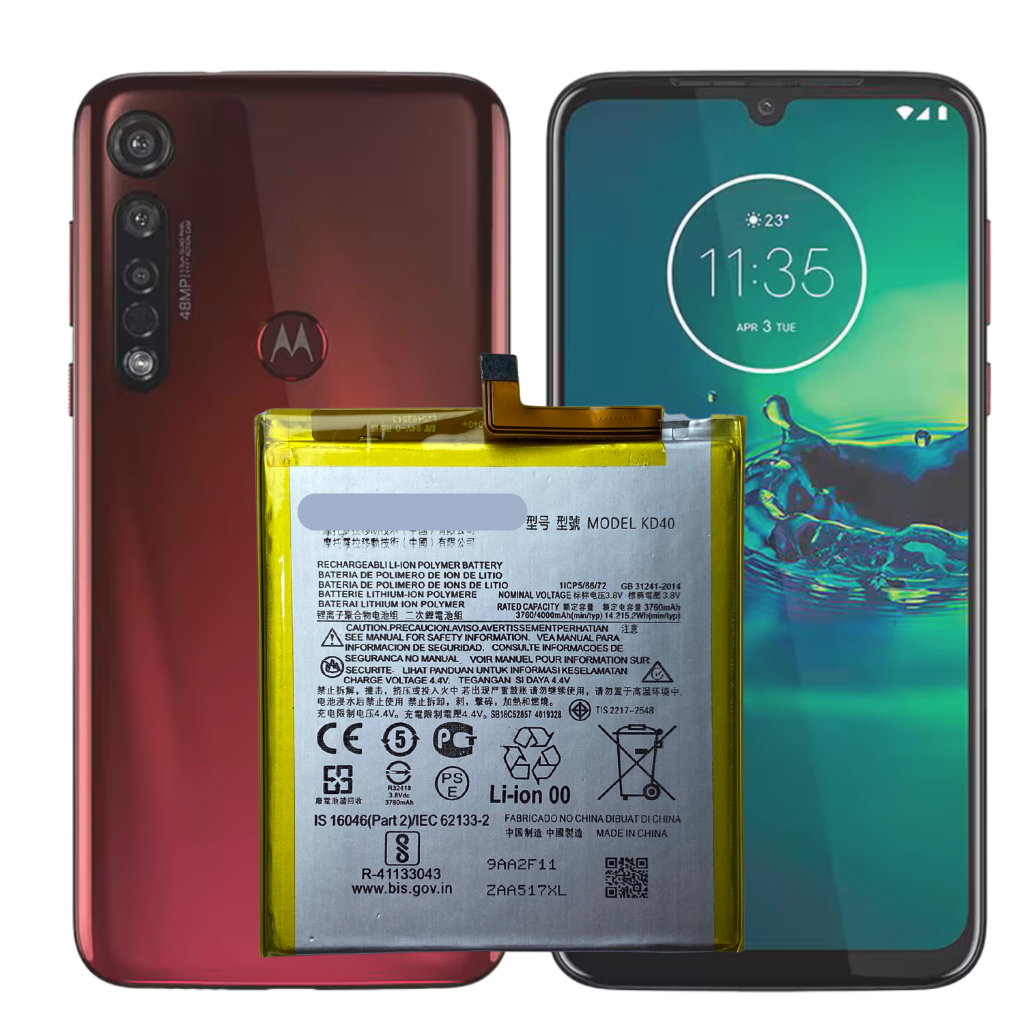 Bateria KD40 Original (4000 mAh) | Moto G7 Power / Moto G8 Plus | Qualidade e Autonomia