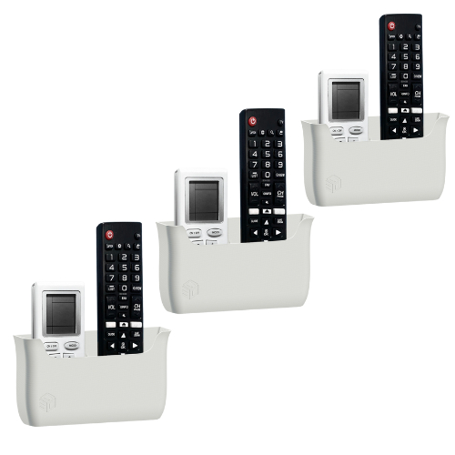 KIT 3 Suporte de parede porta 2 controles Remoto Universal Ar Tv Ventilador Concept 3D Print C3D