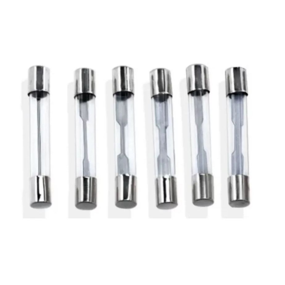 Kit 10 Fusíveis de Vidro Diversas Amperagens (Automotivo) (Tipo USA) - AMS em Oferta na Shopee