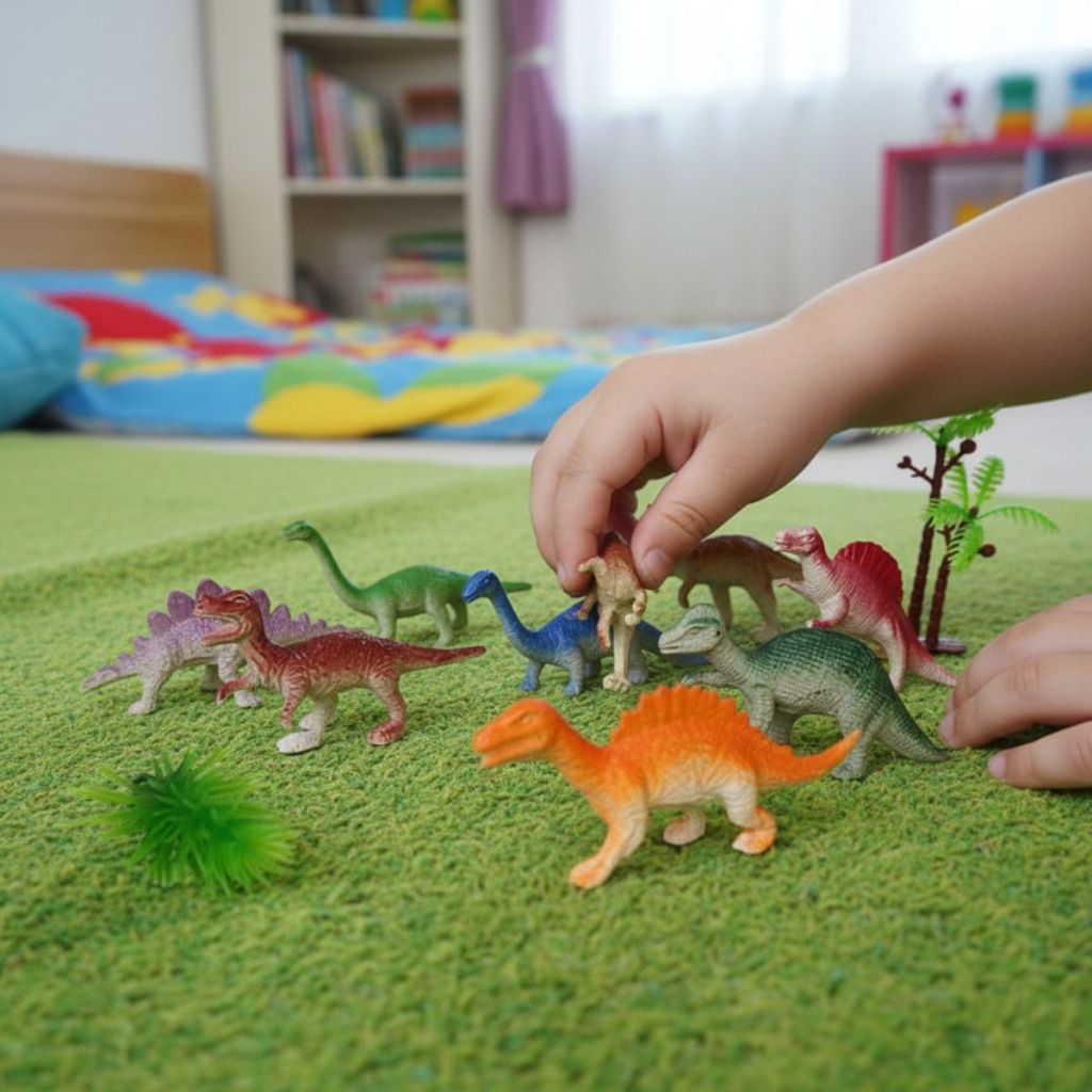 Conjunto Miniaturas Dinossauros e Animais Sortidos em Plástico Resistente Educativo Infantil em Oferta na Shopee