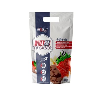 Whey 100% Concentrado Trisabor Pouch 900g – Absolut Nutrition