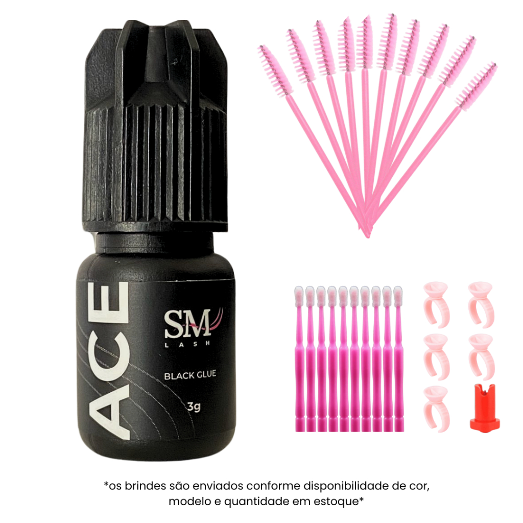 Cola Extensão Cílios SM Lash Ace 3g em Oferta na Shopee