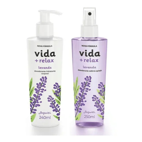 JEQUITI KIT VIDA + RELAX LAVANDA (1 DES COL SPLASH + 1 HIDRATANTE CORPORAL)