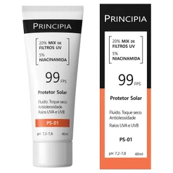 Principia Protetor Solar Facial PS-01 FPS 99 40ml