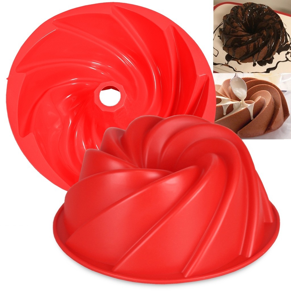 Assadeira Forma De bolo para Air Fryer Forno em Silicone  Pudim Torta Mousse Livre de BPA