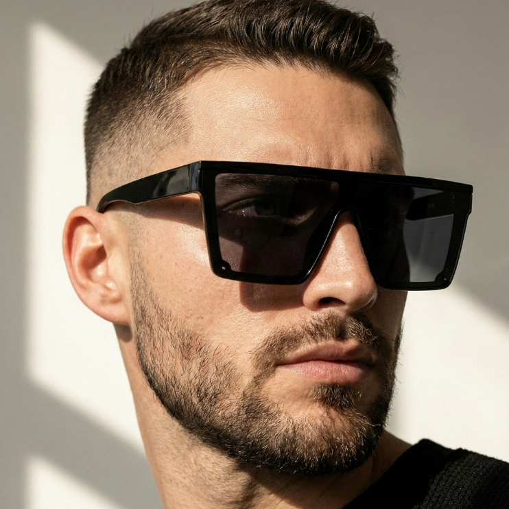 Óculos de Sol Santorini Quadrado Grande Premium Oldstyle Clássico Soldador uv400 Feminino Masculino em Oferta na Shopee