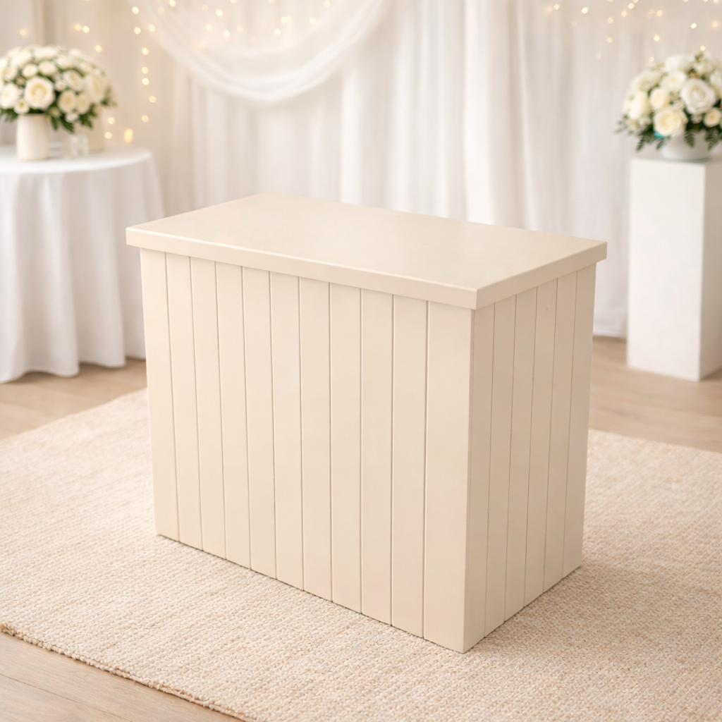 Mesa Ripada de Festa MDF Pintada Desmontável Pegue e Monte Decoração Aniversário