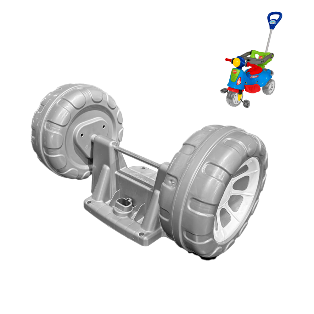 Kit Roda Traseira Triciclo Infantil Avespa Maral Rodinha HNR