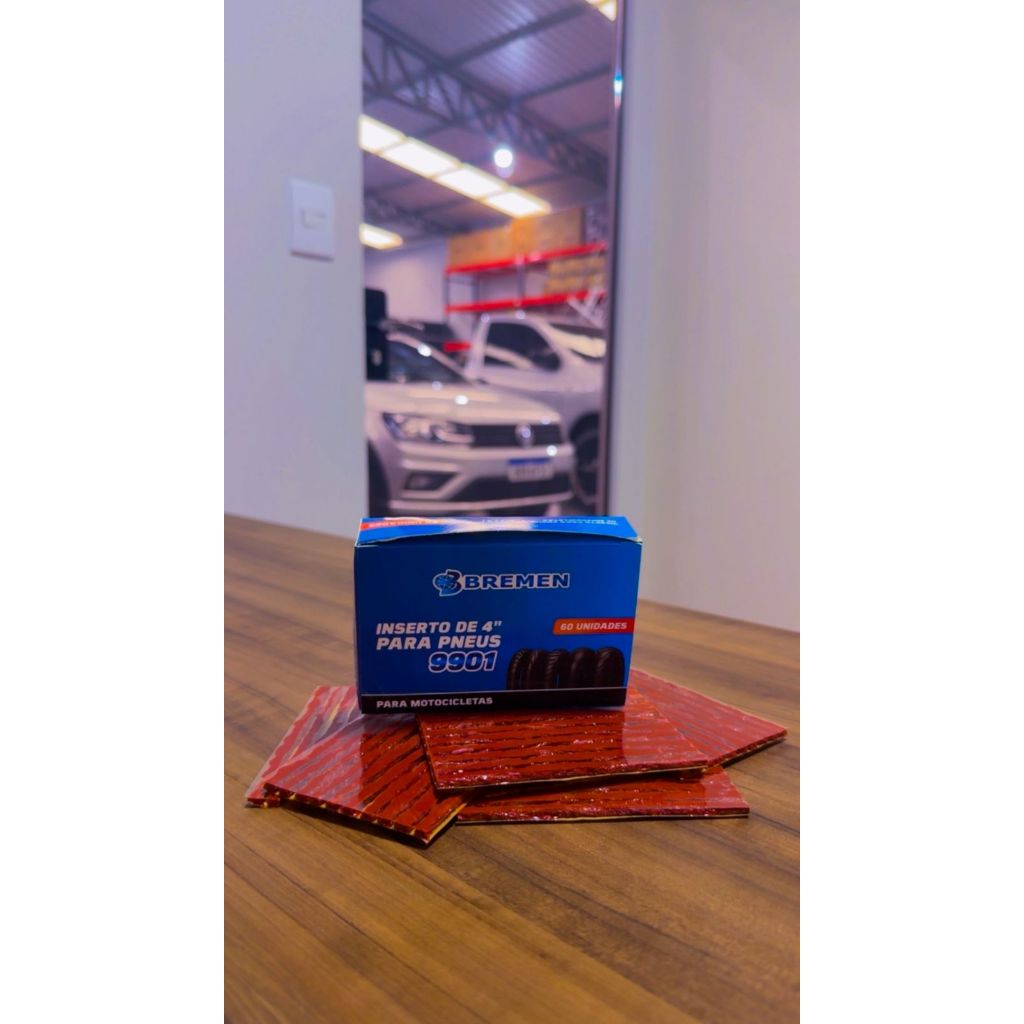 Refil Remendo P-pneus Sem Camara Moto 60 und Macarrão