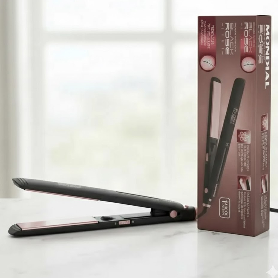Prancha Alisadora Chapinha Mondial  Bivolt Liso Perfeito, Rápido e Duradouro