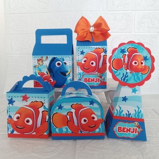 kit festa procurando nemo/ Caixas personalizadas procurando nemo/ lembrancinhas per
