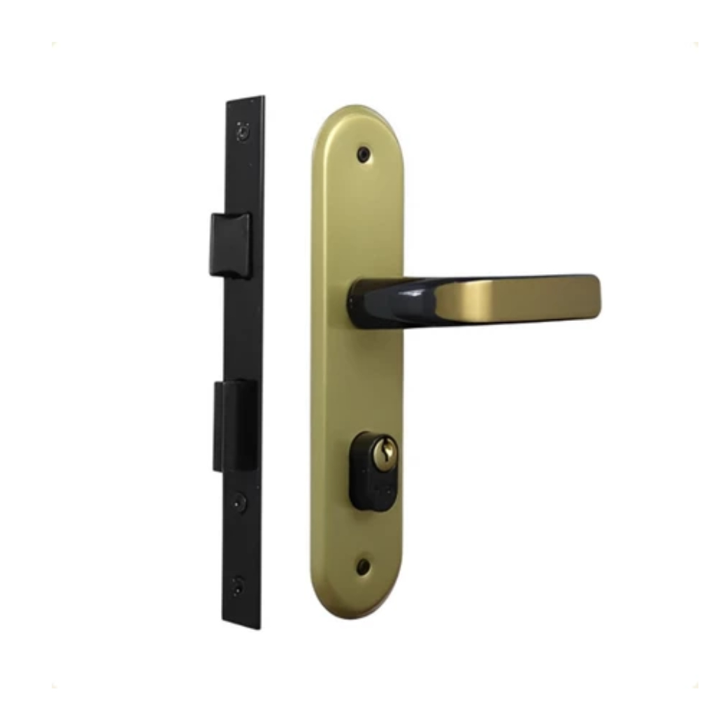 Fechadura Para Porta Stilo Externa Bronze Latonado - MGM