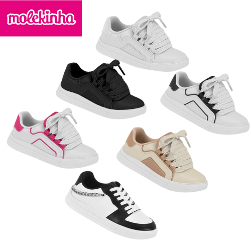 Tenis Molekinha Super Style Juvenil 2575.116/114 em Oferta na Shopee