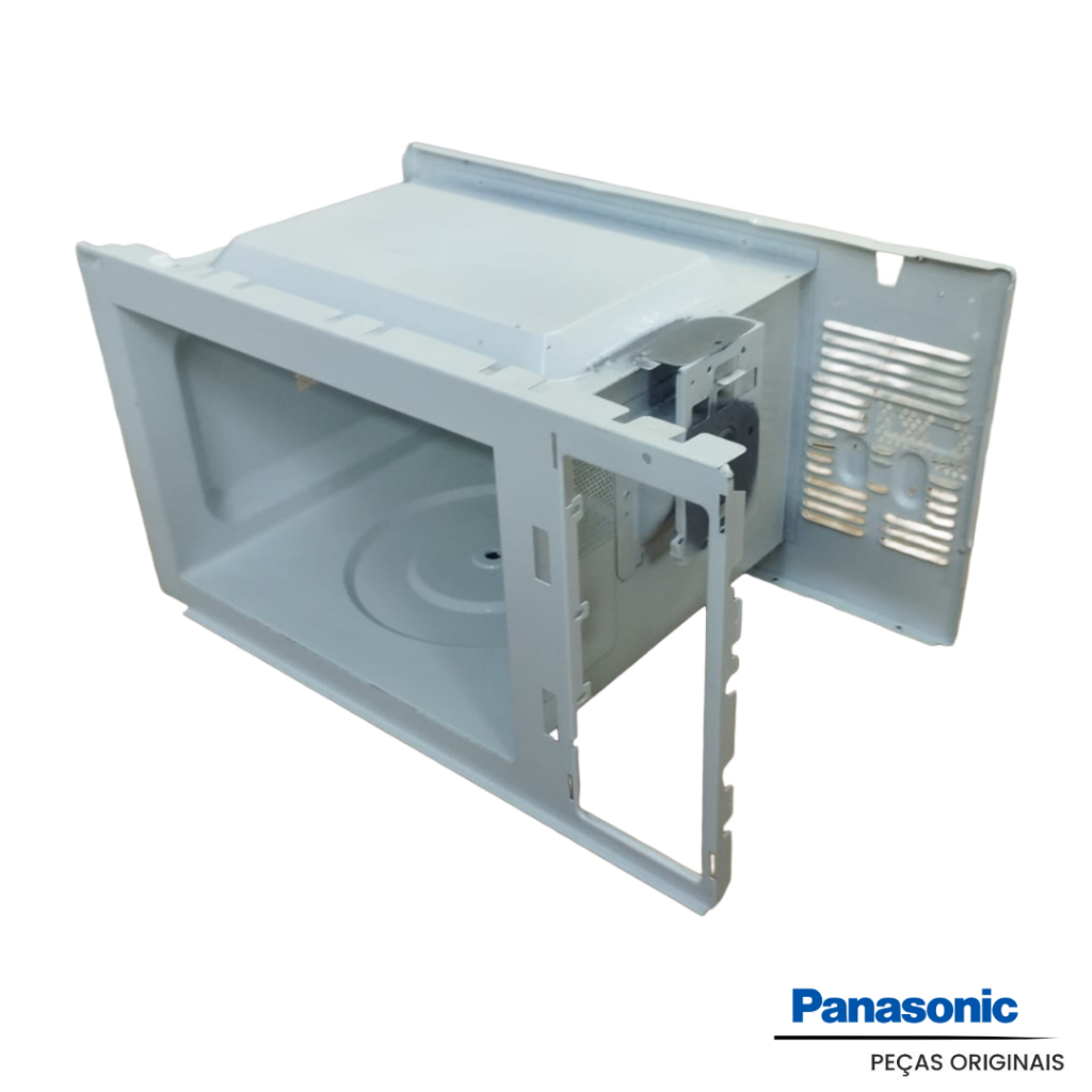 Cavidade Gabinete Microondas Panasonic NNST571 WRUK Original Usada