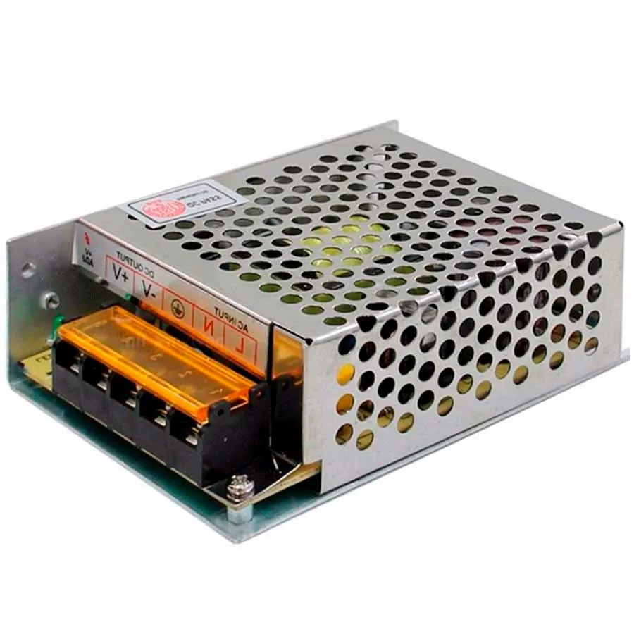Fonte Chaveada 12v 5 Amper Bivolt P/ Cftv - Formato Colmeia