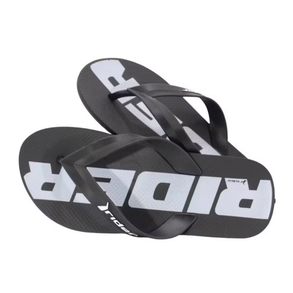 Chinelo Sandalia Rider Feel Preto Branco Infantil Menino Barato De Dedo