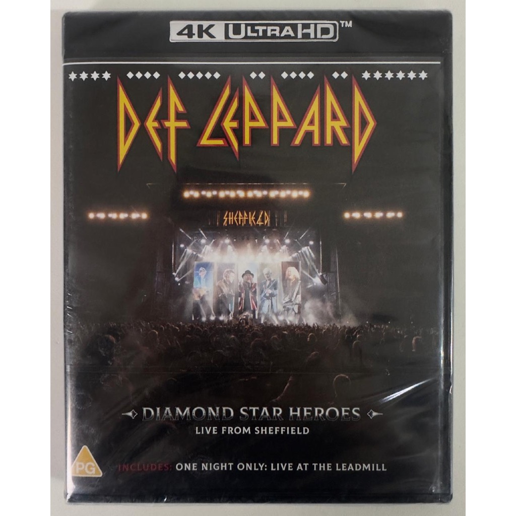 4K UHD Bluray Def Leppard - Diamond Star Heroes - Live From Sheffield - Lacrado
